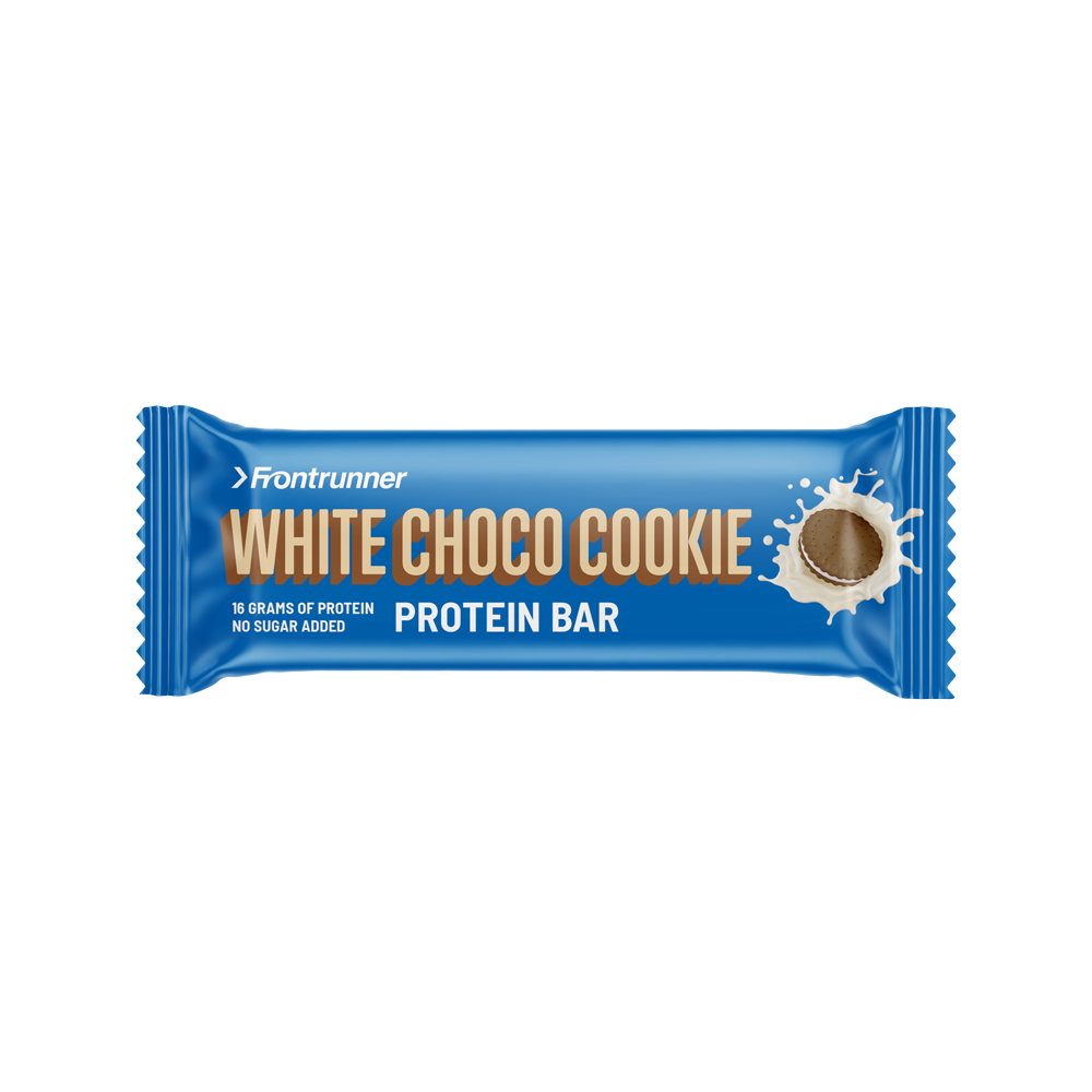 Protein Bar (55 g) White Choco Cookie.